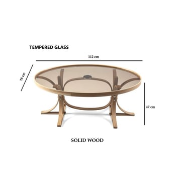 Faylin Sofabord 112 cm - Natur - Møbler - Bord - Sofabord & salongbord