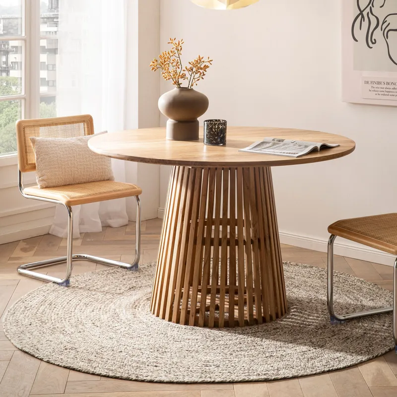 Fenano spisebord 120 cm - Varm lysebrun - Møbler - Bord - Spisebord & kjøkkenbord