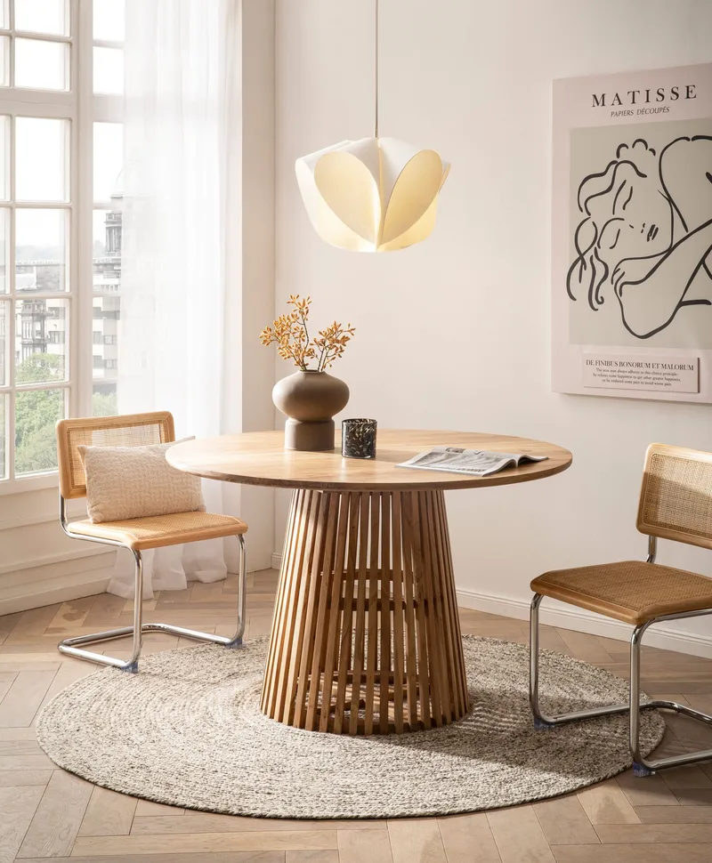Fenano spisebord 120 cm - Varm lysebrun - Møbler - Bord - Spisebord & kjøkkenbord