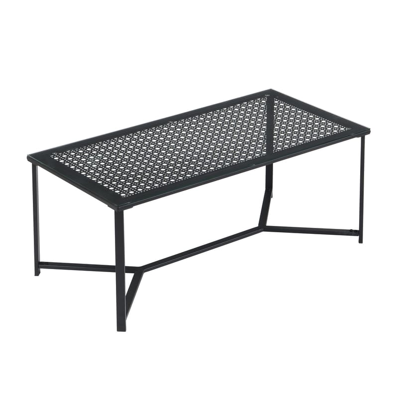 Fenara sofabord 100 cm - Gjennomsiktig og matt svart - Møbler - Bord - Sofabord & salongbord