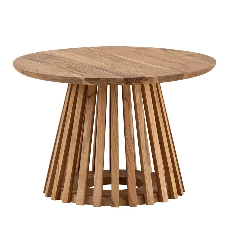 Feneri salongbord 60 cm rundt, Varm lysebrun