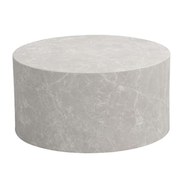 Fenova Rundt Sylinder Sofabord 60 cm - Lysegrå - Møbler - Bord - Marmorbord