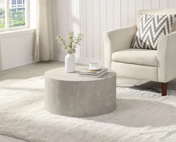 Fenova sofabord 60 cm - Sandgrå - Møbler - Bord - Marmorbord