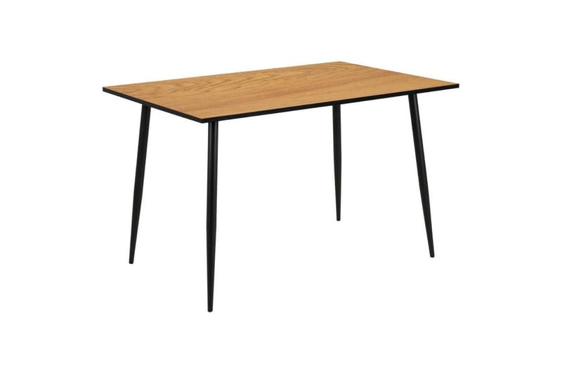 Finola Spisegruppe 120 Cm + 4 Salaman Spisestoler - Grå/Brun/Sort - Møbler - Bord - Spisegruppe