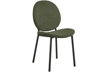 Finola Spisegruppe 120 Cm + 4 Toroni Spisestuestoler - Svart/Brun/Grønn - Møbler - Bord - Spisegruppe