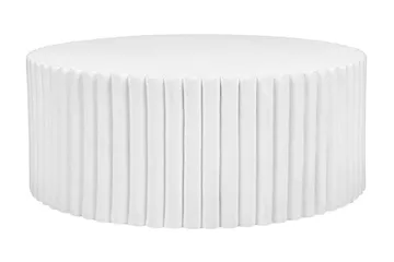 Fox Creek Sofabord 117 cm Rund - Hvit - Møbler - Bord - Sofabord & salongbord