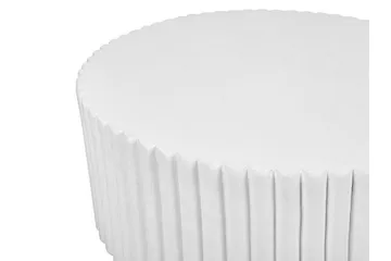 Fox Creek Sofabord 117 cm Rund - Hvit - Møbler - Bord - Sofabord & salongbord