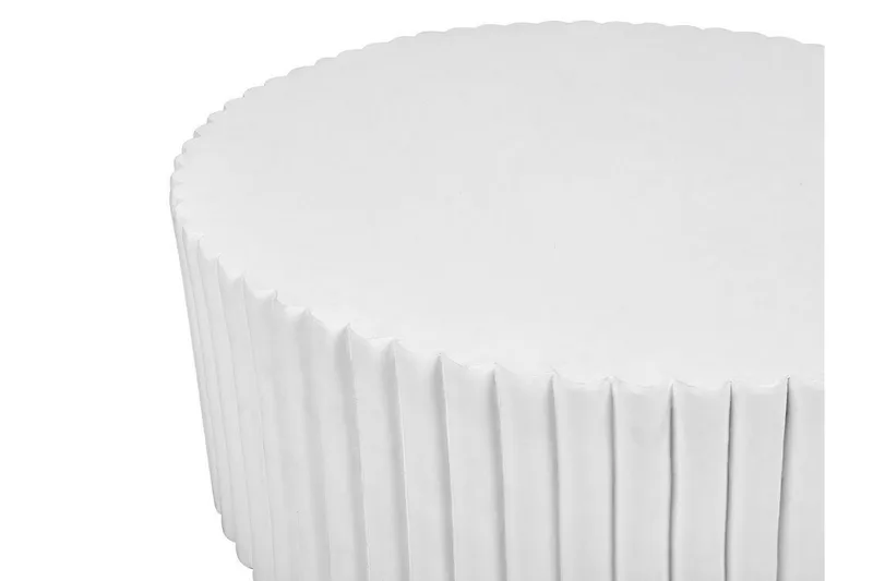 Fox Creek Sofabord 117 cm Rund - Hvit - Møbler - Bord - Sofabord & salongbord