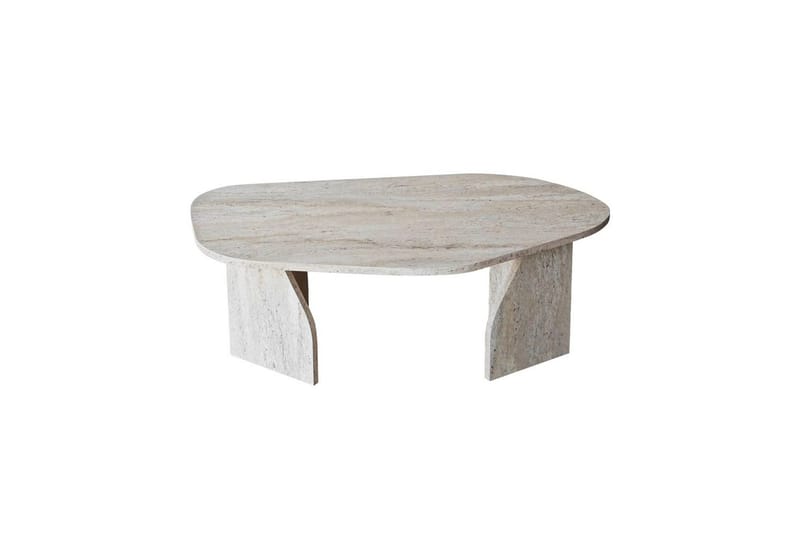 Fredrilla Sofabord 105 cm - Beige - Møbler - Bord - Sofabord & salongbord