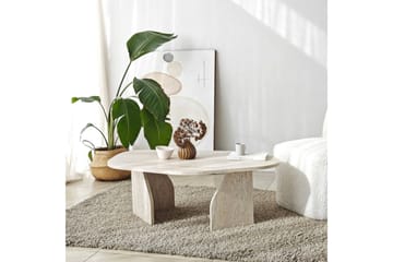Fredrilla Sofabord 105 cm - Beige - Møbler - Bord - Sofabord & salongbord