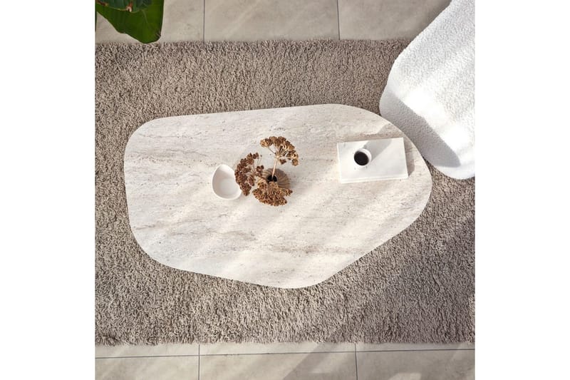 Fredrilla Sofabord 105 cm - Beige - Møbler - Bord - Sofabord & salongbord