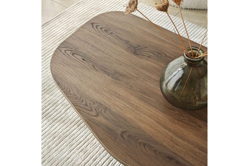 Fredrilla Sofabord 105 cm - Brun - Møbler - Bord - Sofabord & salongbord