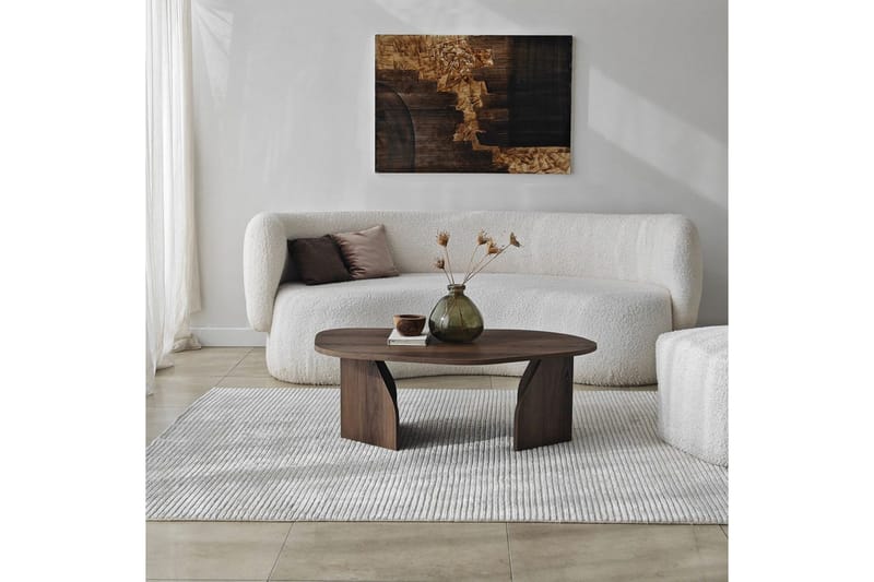 Fredrilla Sofabord 105 cm - Brun - Møbler - Bord - Sofabord & salongbord