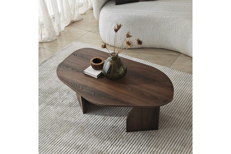 Fredrilla Sofabord 105 cm - Brun - Møbler - Bord - Sofabord & salongbord