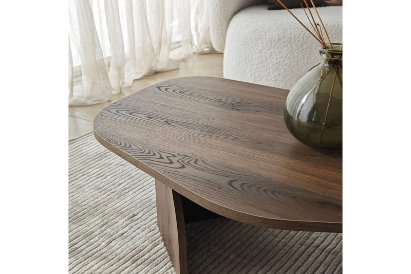 Fredrilla Sofabord 105 cm - Brun - Møbler - Bord - Sofabord & salongbord