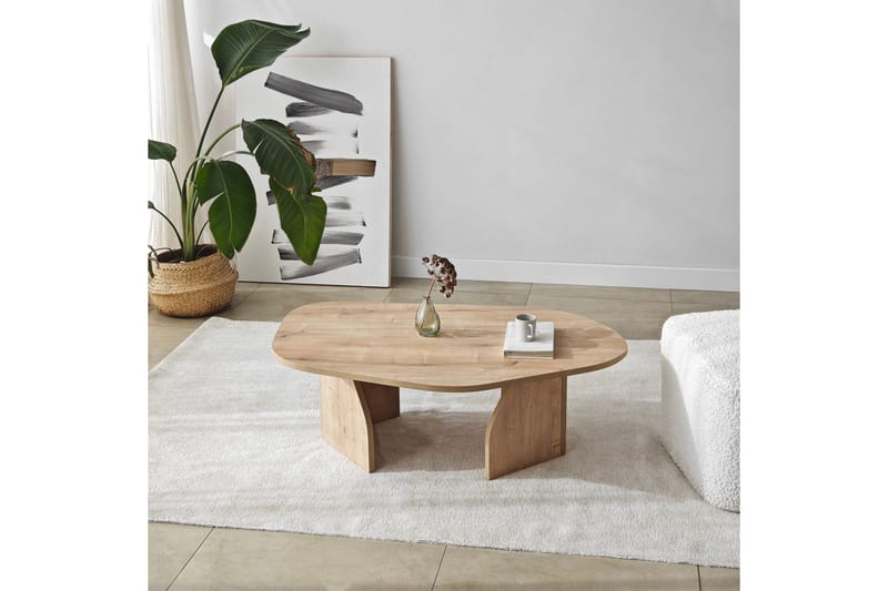 Fredrilla Sofabord 105 cm - Naturell - Møbler - Bord - Sofabord & salongbord