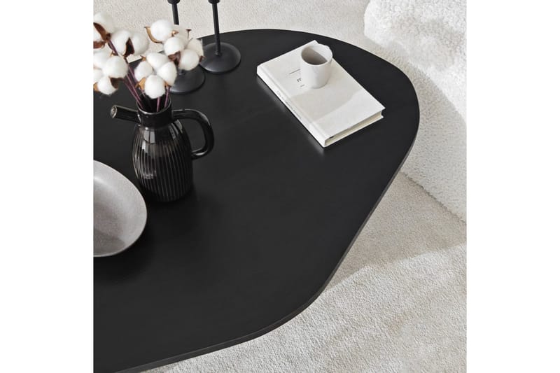 Fredrilla Sofabord 105 cm - Svart - Møbler - Bord - Sofabord & salongbord
