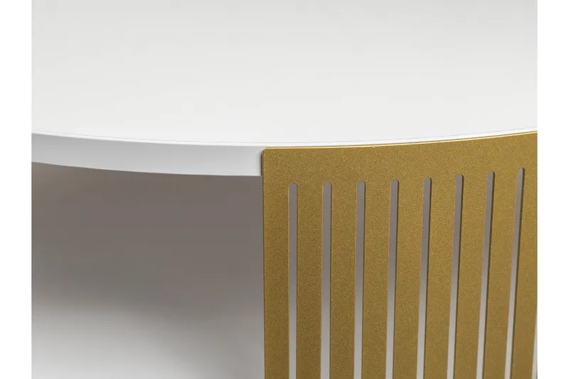 Friend Sofabord 75 cm - Gull/Svart - Møbler - Bord - Sofabord & salongbord