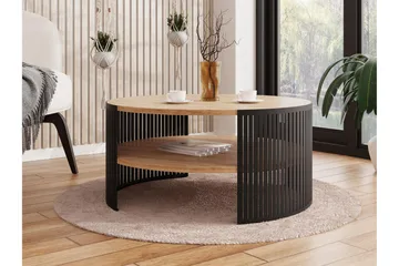 Friend Sofabord 75 cm - Svart/Beige - Møbler - Bord - Sofabord & salongbord