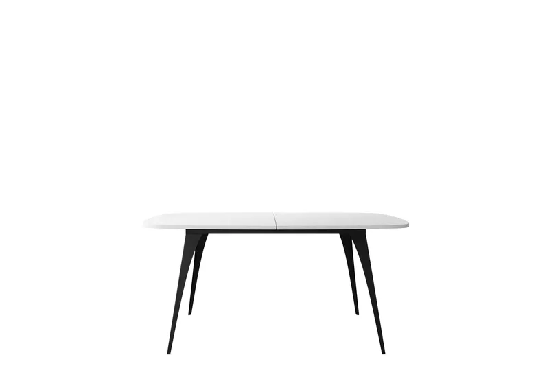 Fritzger Spisebord 198 cm, Svart/Hvit