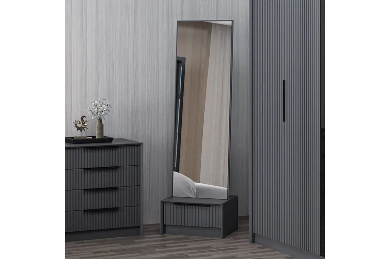 Fruitland Sminkebord 54 cm - Antrasitt - Møbler - Bord - Sminkebord & toalettbord