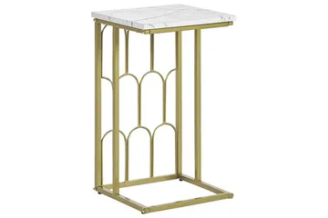 Fuller Sofabord 30 cm - Hvit/Gull - Møbler - Bord - Sofabord & salongbord