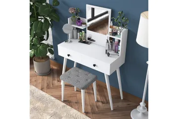 Fyodor Sminkebord 97,8 cm - Hvit - Møbler - Bord - Sminkebord & toalettbord