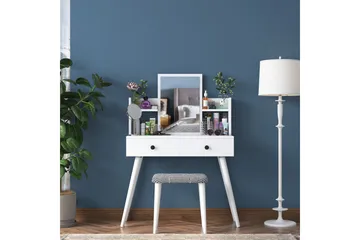 Fyodor Sminkebord 97,8 cm - Hvit - Møbler - Bord - Sminkebord & toalettbord