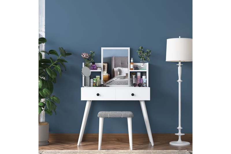 Fyodor Sminkebord 97,8 cm - Hvit - Møbler - Bord - Sminkebord & toalettbord