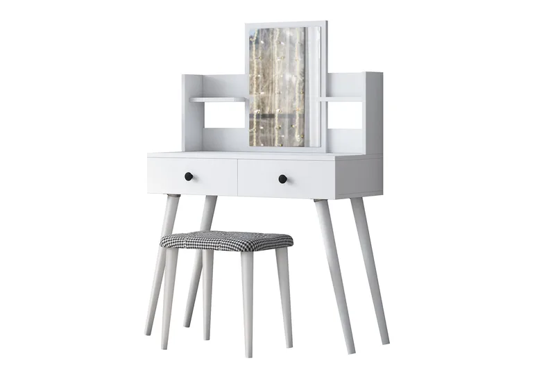 Fyodor Sminkebord 97,8 cm - Hvit - Møbler - Bord - Sminkebord & toalettbord