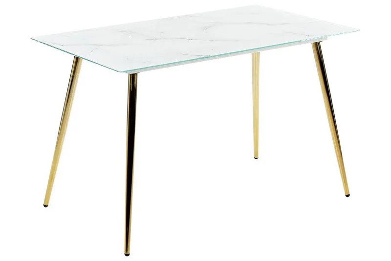 Gabriela Spisebord 70x120 cm, Hvitt Gull