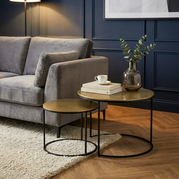 Galova sofabord 60 cm sett med 2 - Sølvfarget og svart - Møbler - Bord - Sofabord & salongbord