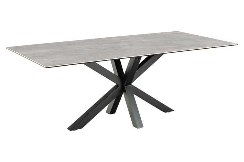 Ganesh Spisebord 100 cm Rektangulært, Grå