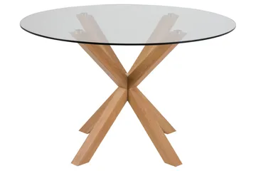 Ganesh Spisebord 119 cm Rund - Transparent - Møbler - Bord - Spisebord & kjøkkenbord