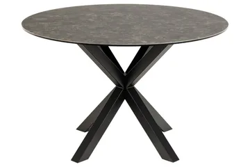 Ganesh Spisebord 119 cm Rundt - Svart - Møbler - Bord - Spisebord & kjøkkenbord