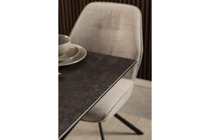 Ganesh Spisebord 80 cm Rektangulært - Svart - Møbler - Bord - Spisebord & kjøkkenbord