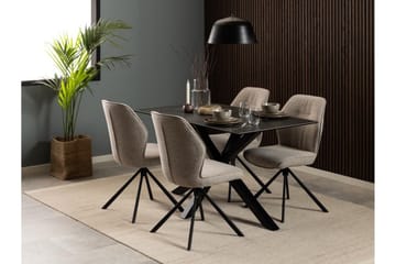 Ganesh Spisebord 80 cm Rektangulært - Svart - Møbler - Bord - Spisebord & kjøkkenbord