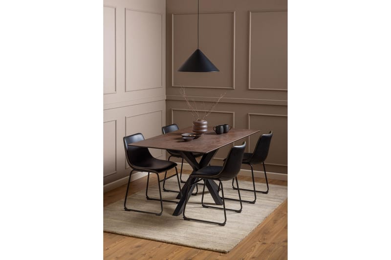 Ganesh Spisebord 90 cm Rektangulært - Brun - M øbler - Bord - Spisebord & kjøkkenbord