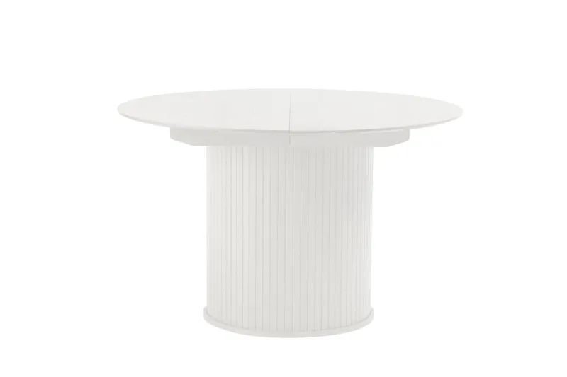 Gethin Spisebord 120 cm Rundt, Hvit