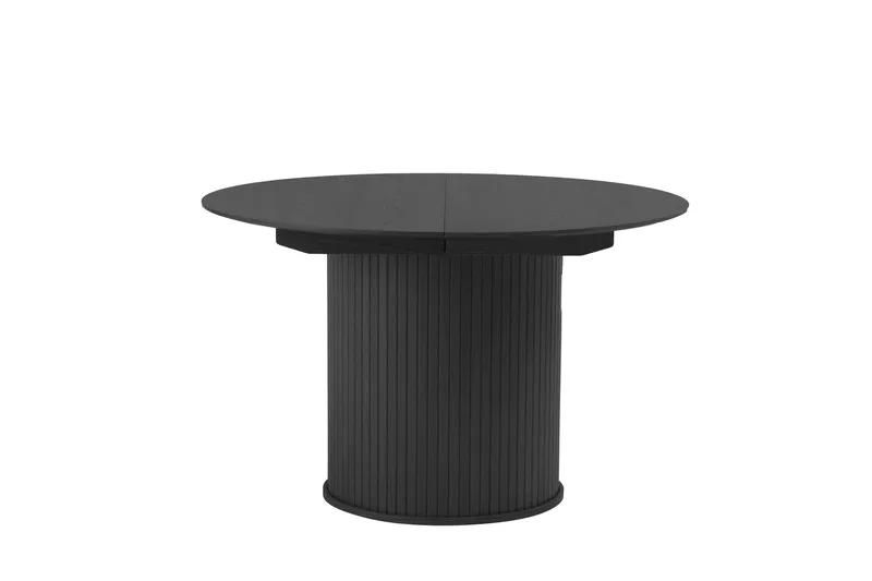 Gethin Spisebord 120 cm Rundt, Svart