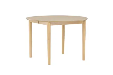Gilda Spisebord 110 cm Rundt - Hvitlasert - Møbler - Bord - Spisebord & kjøkkenbord