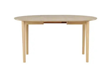 Gilda Spisebord 110 cm Rundt - Hvitlasert - Møbler - Bord - Spisebord & kjøkkenbord