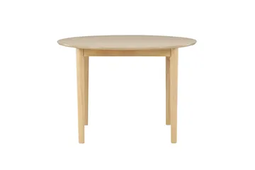 Gilda Spisebord 110 cm Rundt - Hvitlasert - Møbler - Bord - Spisebord & kjøkkenbord