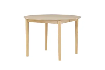 Gilda Spisebord 110 cm Rundt - Hvitlasert - Møbler - Bord - Spisebord & kjøkkenbord