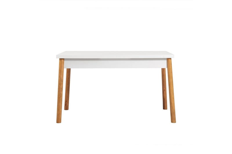 Glasnevin Spisegruppe Rektangulær - Hvit/Brun - Møbler - Bord - Spisegruppe