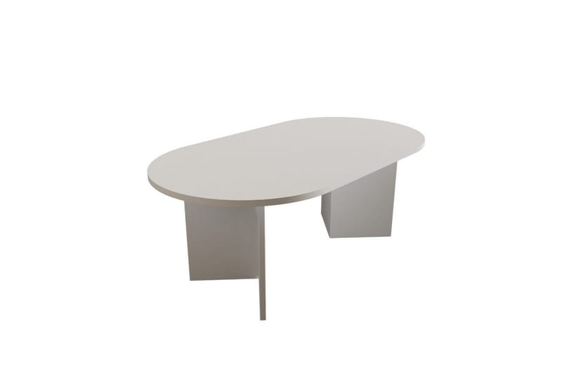 Glenure Sofabord 110 cm - Hvit - Møbler - Bord - Sofabord & salongbord