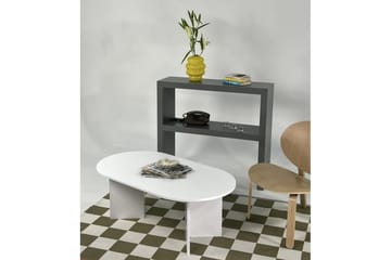 Glenure Sofabord 110 cm - Hvit - Møbler - Bord - Sofabord & salongbord
