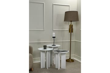 Glenure Sofabord 40 cm - Hvit - Møbler - Bord - Sofabord & salongbord