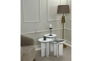 Glenure Sofabord 40 cm - Hvit - Møbler - Bord - Sofabord & salongbord