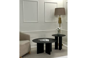 Glenure Sofabord 80 cm - Svart - Møbler - Bord - Sofabord & salongbord